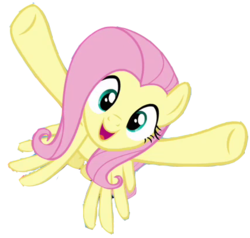 Size: 427x407 | Tagged: safe, edit, edited screencap, screencap, fluttershy, pony, g4, background removed, female, simple background, solo, transparent background