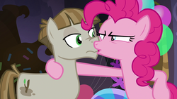 Size: 1920x1080 | Tagged: safe, screencap, mudbriar, pinkie pie, g4, the maud couple, out of context