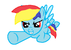 Size: 308x215 | Tagged: artist needed, safe, oc, oc only, oc:primary pulse, pony, 1000 hours in ms paint, recolor, simple background, solo, white background