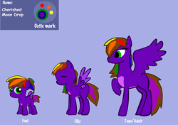 Size: 2480x1748 | Tagged: artist needed, safe, artist:bassxzero, oc, oc only, oc:moon drop, pegasus, pony, pegasus oc, simple background, solo, wings