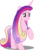 Size: 6491x9490 | Tagged: safe, artist:decprincess, edit, editor:slayerbvc, vector edit, princess cadance, alicorn, pony, g4, absurd resolution, accessory-less edit, bare hooves, female, grin, mare, missing accessory, raised hoof, simple background, smiling, solo, transparent background, vector