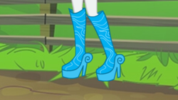 Size: 2208x1242 | Tagged: safe, rarity, equestria girls, fashion photo booth, g4, my little pony equestria girls: better together, boots, high heel boots, legs, pictures of legs, shoes, solo