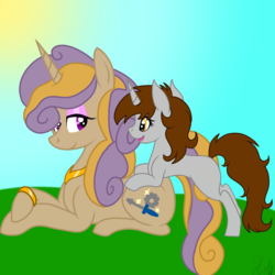 Size: 2000x2000 | Tagged: safe, artist:chelseawest, oc, oc only, oc:lily, oc:steam tinker, pony, unicorn, female, filly, high res, mare, petalverse, prone