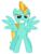 Size: 6213x8230 | Tagged: safe, artist:kiowa213, lightning dust, pony, g4, absurd resolution, female, simple background, smiling, smirk, solo, spread wings, transparent background, wings