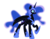 Size: 4207x3300 | Tagged: safe, artist:kopcap94, artist:kp-shadowsquirrel, color edit, edit, vector edit, nightmare moon, alicorn, pony, g4, colored, cutie mark, ethereal mane, female, helmet, horn, jewelry, mare, regalia, simple background, solo, spread wings, starry mane, transparent background, vector, wings, worried