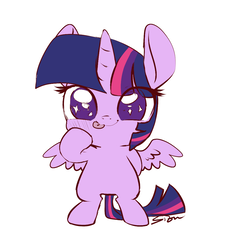 Size: 1000x1100 | Tagged: safe, artist:sion, twilight sparkle, alicorn, pony, g4, :p, blushing, cute, female, horn, she knows, silly, simple background, solo, standing, tongue out, twiabetes, twilight sparkle (alicorn), white background, wings