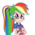 Size: 1308x1313 | Tagged: safe, artist:zacatron94, color edit, edit, editor:michaelsety, rainbow dash, human, equestria girls, g4, adorkable, book, cute, dashabetes, dork, egghead, egghead dash, female, glasses, holding, human coloration, light skin, light skin edit, looking at you, meganekko, nerd, ponytail, simple background, skin color edit, solo, transparent background