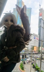 Size: 2204x3600 | Tagged: safe, artist:ereb-tauramandil, artist:redness, gilda, g4, ball jointed doll, bangkok, clothes, customized toy, high res, irl, jacket, photo, radical-gilda, thailand, toy, wings