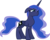 Size: 7524x6000 | Tagged: safe, artist:d4svader, edit, editor:slayerbvc, vector edit, princess luna, alicorn, pony, g4, absurd resolution, accessory-less edit, bare hooves, female, mare, missing accessory, sad, simple background, solo, transparent background, vector