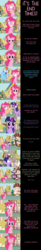 Size: 2000x12101 | Tagged: safe, artist:mlp-silver-quill, caramel, carrot top, discord, flitter, golden harvest, pinkie pie, rainbow dash, roseluck, twilight sparkle, alicorn, draconequus, earth pony, pegasus, pony, unicorn, comic:pinkie pie says goodnight, g4, absurd resolution, comic, crazy face, dialogue, faic, female, floppy ears, humor, looking at you, male, mare, ponyville, ponyville town hall, screaming, scrunchy face, stallion, taxes, twilight sparkle (alicorn)