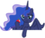 Size: 6108x5209 | Tagged: safe, artist:lazypixel, edit, editor:slayerbvc, vector edit, princess luna, alicorn, pony, g4, luna eclipsed, my little pony: friendship is magic, .psd available, absurd resolution, accessory-less edit, apple, bare hooves, cheek bulge, eating, female, food, mare, missing accessory, puffy cheeks, simple background, solo, transparent background, vector