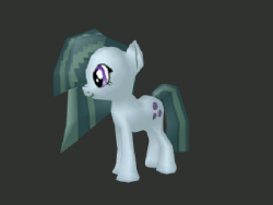 Size: 720x540 | Tagged: safe, artist:fillerartist, marble pie, earth pony, pony, g4, 3d, animated, blender, female, looking at you, low poly, simple background, solo