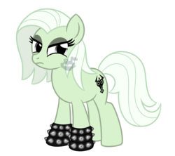 Size: 1024x911 | Tagged: safe, artist:melodymute, oc, oc only, oc:ghoulish, earth pony, pony, female, mare, simple background, solo, transparent background