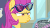 Size: 840x470 | Tagged: safe, screencap, pursey pink, rarity, pony, fake it 'til you make it, g4, animated, eye, eyes, female, gif, squint