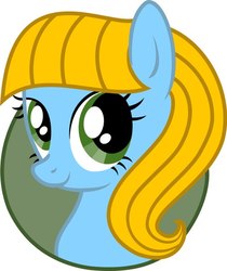 Size: 507x604 | Tagged: safe, artist:pony-paint, oc, oc only, pony, bust, female, mare, portrait, show accurate, smiling, solo
