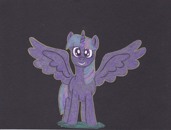 Size: 2552x1940 | Tagged: safe, artist:malte279, twilight sparkle, alicorn, pony, g4, gel pen, twilight sparkle (alicorn)