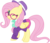 Size: 2198x1872 | Tagged: safe, artist:sonofaskywalker, fluttershy, pegasus, pony, fake it 'til you make it, g4, clothes, cute, female, glasses, hipstershy, mare, one eye closed, raised hoof, shyabetes, simple background, smiling, solo, that was fast, transparent background, valley girl, vector, wink