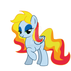 Size: 1024x1024 | Tagged: safe, artist:izaackpony, oc, oc only, pegasus, pony, female, mare, simple background, solo, transparent background, watermark