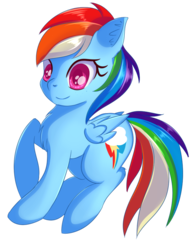 Size: 713x917 | Tagged: safe, artist:brok-enwings, rainbow dash, pegasus, pony, g4, chest fluff, cute, dashabetes, female, mare, simple background, smiling, solo, transparent background