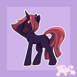 Size: 1280x1280 | Tagged: safe, artist:pastel-pony-princess, oc, oc only, oc:alula, pony, unicorn, cute, simple background