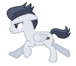 Size: 1581x1381 | Tagged: safe, artist:lunaticdawn, rumble, pegasus, pony, g4, cutie mark, male, older, older rumble, simple background, solo, teenager, transparent background, vector