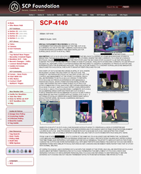 Size: 1118x1375 | Tagged: safe, screencap, fluttershy, smoky, smoky jr., softpad, raccoon, fake it 'til you make it, g4, goth, hipster, implied rarity, multiple personality, rarity for you, scp, scp foundation