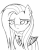 Size: 984x1217 | Tagged: safe, artist:php97, fluttershy, pony, fake it 'til you make it, g4, animated, black and white, dialogue, female, fluttergoth, gif, grayscale, monochrome, solo, speech bubble