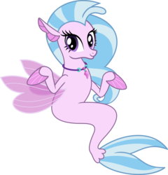 Size: 1917x2000 | Tagged: safe, artist:phucknuckl, silverstream, seapony (g4), g4, school daze, blue mane, blue tail, clothes, dorsal fin, female, fin, fin wings, fins, fish tail, floppy ears, flowing mane, flowing tail, looking at you, necklace, seapony silverstream, see-through, shrug, simple background, sitting, smiling, smiling at you, solo, tail, transparent background, vector, wings, ¯\(ツ)/¯