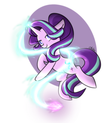 Size: 1051x1200 | Tagged: safe, artist:chautung, starlight glimmer, pony, unicorn, g4, female, horn, magic, mare, simple background, solo, transparent background