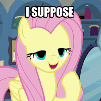Size: 200x200 | Tagged: safe, edit, edited screencap, screencap, fluttershy, pony, fake it 'til you make it, g4, animated, cropped, cute, female, gif, impact font, reaction image, shyabetes, solo, subtitles