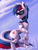 Size: 1440x1920 | Tagged: safe, artist:discordthege, oc, oc only, oc:marussia, earth pony, pony, robot, robot pony, female, kremlin, looking at you, mare, nation ponies, one eye closed, russia, smiling, solo, wink