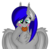 Size: 4120x4049 | Tagged: safe, artist:keksiarts, oc, oc only, oc:bluezy, pegasus, pony, absurd resolution, blushing, bust, clip studio paint, cookie, cute, digital art, eating, equestria amino, female, fluffy, food, gift art, mare, rule 63, simple background, solo, transparent background, wings