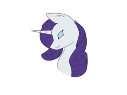 Size: 2048x1536 | Tagged: safe, artist:fvresym, artist:icicle-niceicle-1517, rarity, pony, unicorn, g4, bust, colored, eyes closed, eyeshadow, female, makeup, mare, simple background, solo, transparent background