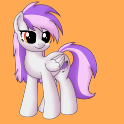 Size: 4000x4000 | Tagged: safe, artist:mewio, derpibooru exclusive, oc, oc only, oc:mewio, pony, female, simple background, smiling, solo