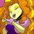 Size: 2022x2022 | Tagged: safe, artist:helixjack, adagio dazzle, equestria girls, g4, anime, commission, eyes closed, female, high res, icon, laughing, noblewoman's laugh, smiling, solo