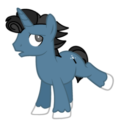 Size: 1224x1248 | Tagged: safe, artist:moonlightthegriffon, oc, oc only, oc:frigid hex, pony, unicorn, base used, male, simple background, solo, stallion, transparent background