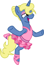 Size: 465x677 | Tagged: safe, artist:sweetie-madiselle, oc, oc only, oc:azure/sapphire, pony, ballerina, crossdressing, music box, simple background, solo, transparent background