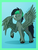 Size: 600x800 | Tagged: safe, artist:soulfulmirror, oc, oc only, oc:target strike, pegasus, pony, male, one eye closed, solo, spread wings, stallion, unshorn fetlocks, wings, wink