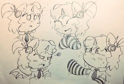 Size: 1024x702 | Tagged: safe, artist:patoriotto, oc, oc only, oc:preopera, pony, clothes, headphones, socks, solo, striped socks, traditional art