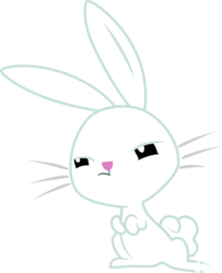 Size: 4000x4938 | Tagged: safe, artist:jeatz-axl, angel bunny, rabbit, g4, .svg available, absurd resolution, annoyed, male, resource, simple background, solo, transparent background, vector