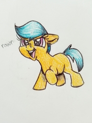 Size: 3024x4032 | Tagged: safe, artist:smirk, oc, oc only, pony, foal, request, solo, traditional art