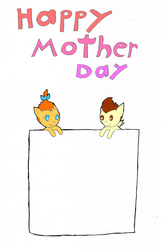 Size: 2004x3120 | Tagged: safe, artist:pokeneo1234, pound cake, pumpkin cake, g4, high res, meme, mother's day