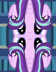 Size: 608x784 | Tagged: safe, edit, edited screencap, screencap, starlight glimmer, g4, uncommon bond, cropped, mirrored, unitinu