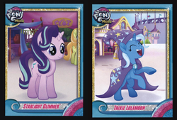 Size: 1516x1024 | Tagged: safe, starlight glimmer, trixie, g4, my little pony: the movie, canterlot, card