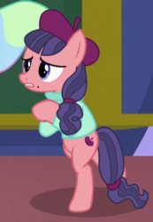 Size: 306x441 | Tagged: safe, screencap, raspberry beret, g4, horse play, bipedal, cropped, standing