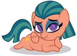 Size: 2314x1701 | Tagged: safe, artist:aleximusprime, somnambula, pegasus, pony, g4, bedroom eyes, chibi, cute, female, looking at you, mare, prone, simple background, solo, somnambetes, transparent background