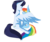 Size: 4133x3444 | Tagged: dead source, safe, artist:angel-sweetiepie, rainbow dash, soarin', g4, backwards cutie mark, female, forehead kiss, hug, male, ship:soarindash, shipping, simple background, straight, transparent background, winghug