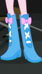 Size: 1242x2208 | Tagged: safe, screencap, pinkie pie, equestria girls, equestria girls specials, g4, my little pony equestria girls: movie magic, boots, cropped, legs, pictures of legs, shoes, solo