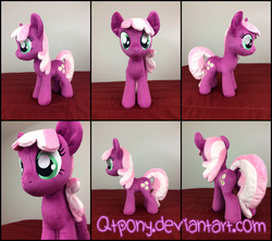 Size: 4580x4060 | Tagged: safe, artist:qtpony, cheerilee, earth pony, pony, g4, absurd resolution, irl, photo, plushie, solo