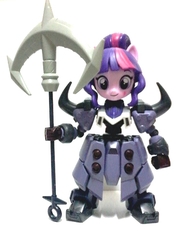 Size: 480x640 | Tagged: safe, sci-twi, twilight sparkle, equestria girls, g4, customized toy, danball senki, doll, equestria girls minis, irl, little battlers experience, photo, solo, toy